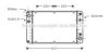 AVA QUALITY COOLING PR2005 Radiator, engine cooling